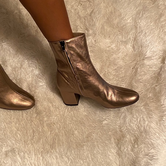 MINT&ROSE GOLD COLOR BOOTIES - Picture 7 of 15